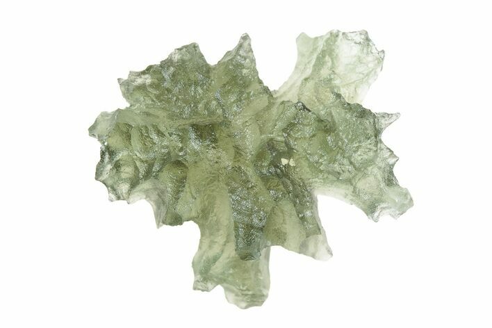 Green Moldavite Tektite ( g) - Besednice, Czech Republic #376297
